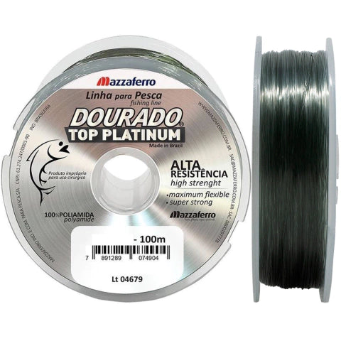 Linha De Pesca Dourado Top Platinum - 1000 Metros