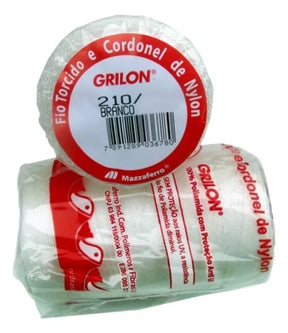 Fio Torcido Grilon Branco 200 Gr Pacote Com 10 Unidades 2 Kg