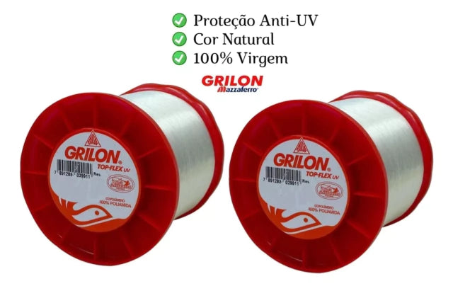 Linha de Pesca Grilon Original Várias Medidas 250 Gramas